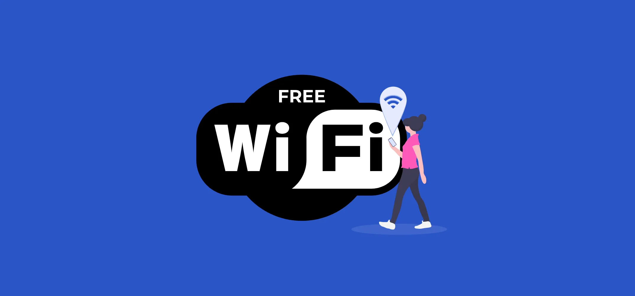 Дівчина підключилася до безкоштовного Wi-Fi